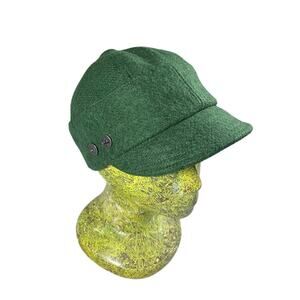 Pistil Green Wool Military Style Hat - OS
